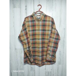 Viyella Shirt Flannel Plaid Size Large